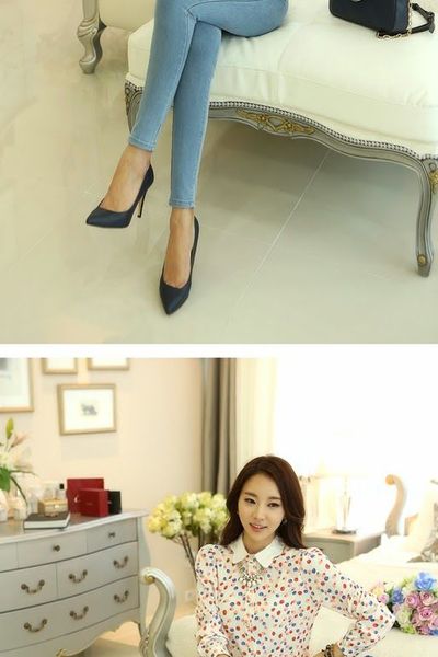 Áo somi chấm bi cherry - 0476