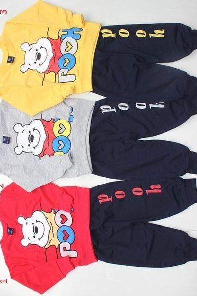 Bt 526 bộ nỉ da cá gấu pooh 1 -8t ri 8 mỗi màu 1 ri có 5 màu