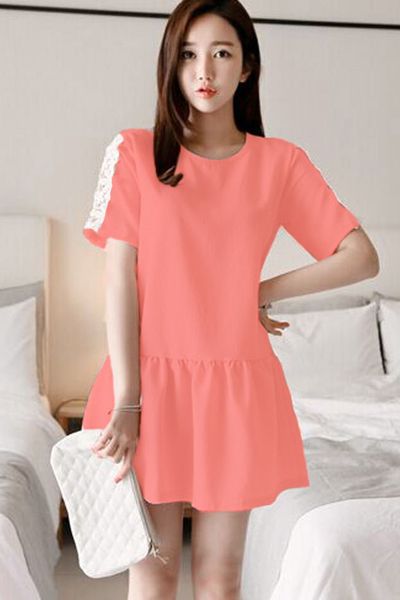 Đầm đuôi cá tay ren hoa - 1503