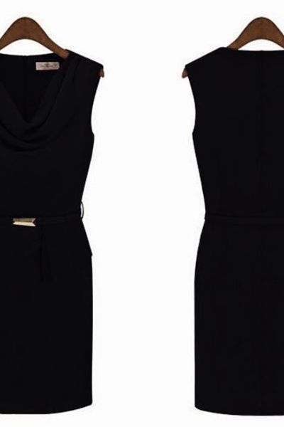 Đầm peplum cổ đổ - 0813