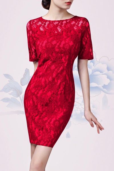 Đầm ren body mary ms1102