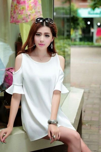 Đầm suông cutout cánh tiên - 0679