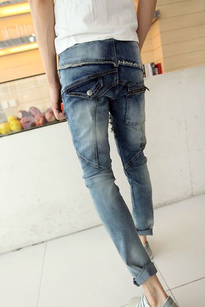 Quần jean nam lưng thun - nd0415 -