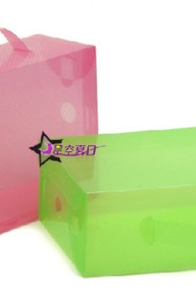 Combo 5 hộp nhựa đựng giày trong suốt