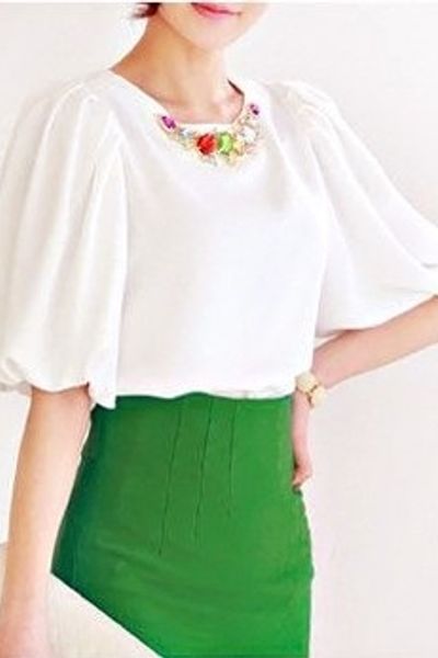 Chuyên sỉ set áo váy trắng