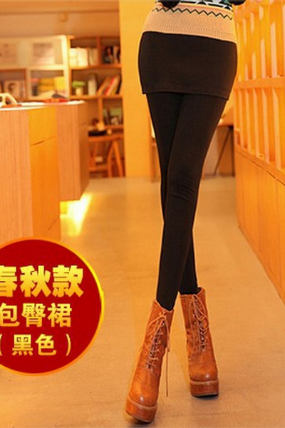 Quần váy lót bông nỉ bên trong