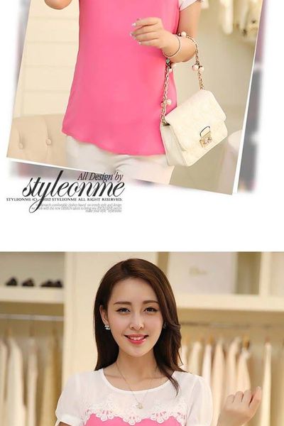 Áo voan phối ren bebe - 974