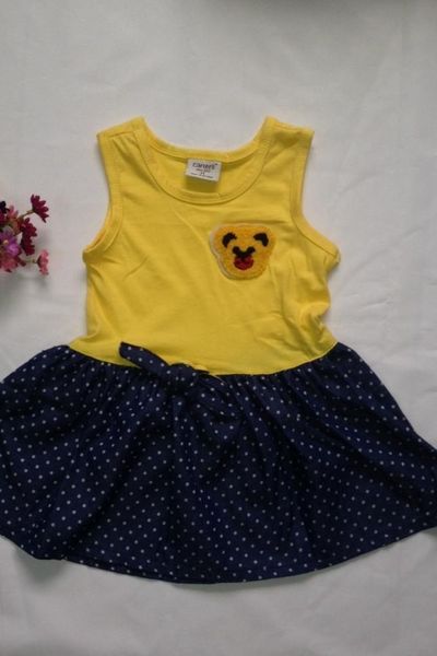 Đầm jean phối thun