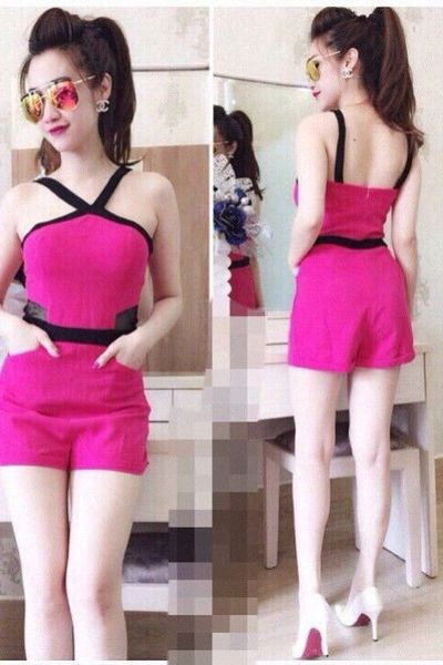 Jumsuit short xanh teen 261