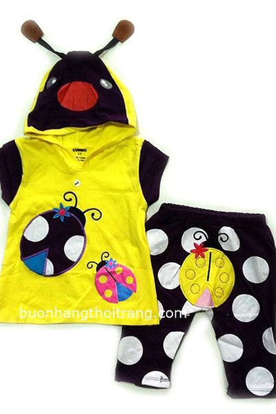 Bộ thun cumm thêu đắp con bọbg1051