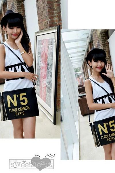 Mstx 276 - túi xách kiểu dáng bao thư tua rua n5