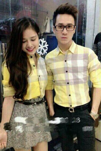 Set áo cặp bbr y hình 100