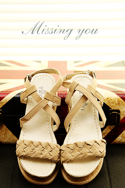 Giày sandal đế xuồng quai ngang -dx4
