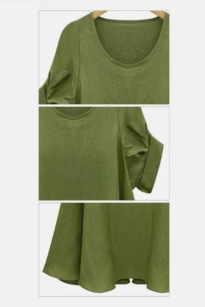 Áo oversize tay lật - 0818