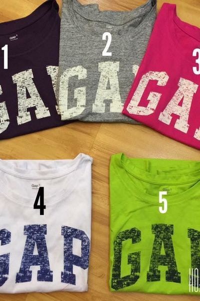 Áo thun 4 chiều 25k in gap sml