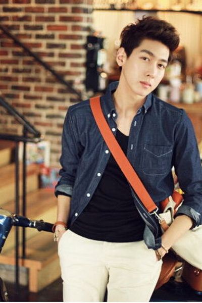 Ao mi jean han quoc