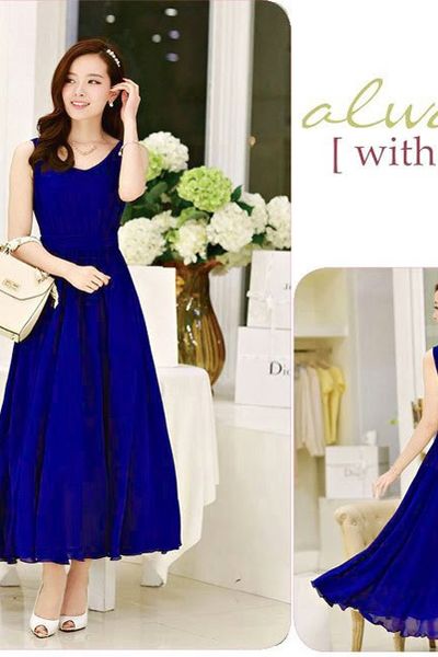 Đầm maxi vintage emily-1349