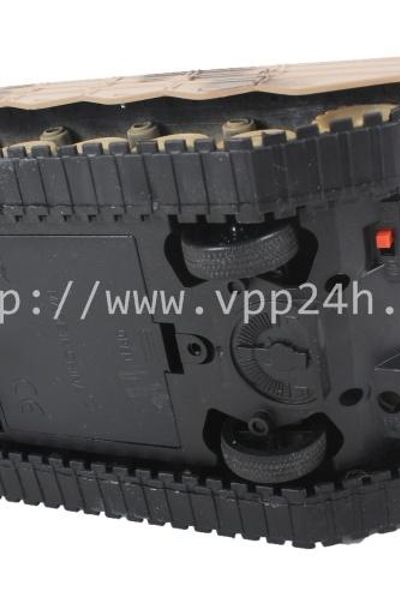 Xe tăng điều khiển 4 channel có đèn nhạc ko pin - 5895