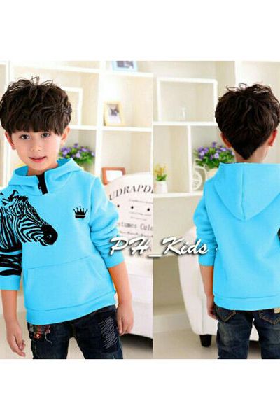A17532 - 28/10 áo khoác ngựa ph kids chất da cá dày mịn hình ngựa in nướcri 8size 1-8