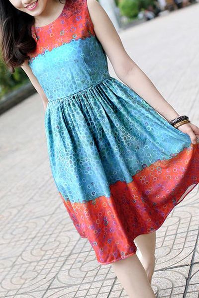 Đầm hoa d1001rn