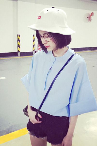 Áo somi tay rộng cách điệu - 1555