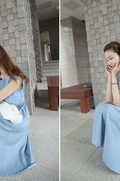 Đầm xòe selina 2 túi thanh lịch - 0821
