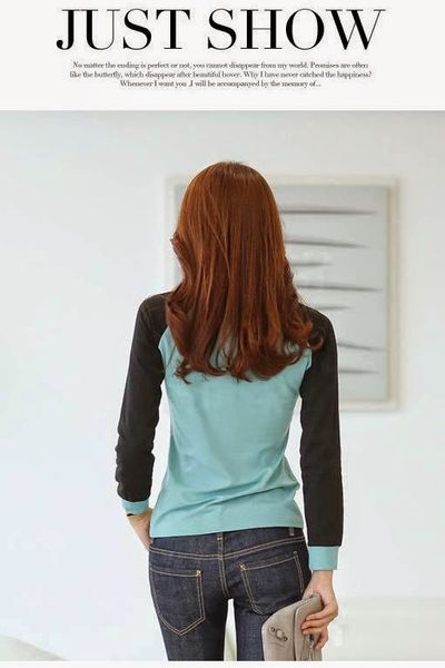 Áo thun nữ tay dài vạt xéo - 0978