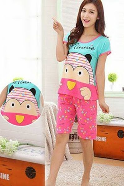 Bộ đồ con cú minie - mc095 hàng quảng châu ms1291