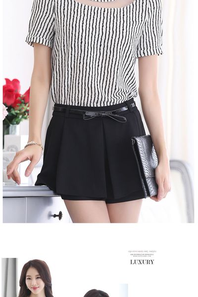 Áo voan sọc cổ phối ren av0924