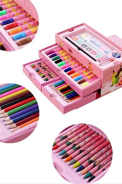 Bộ bút màu 3 tầng disney 54 món