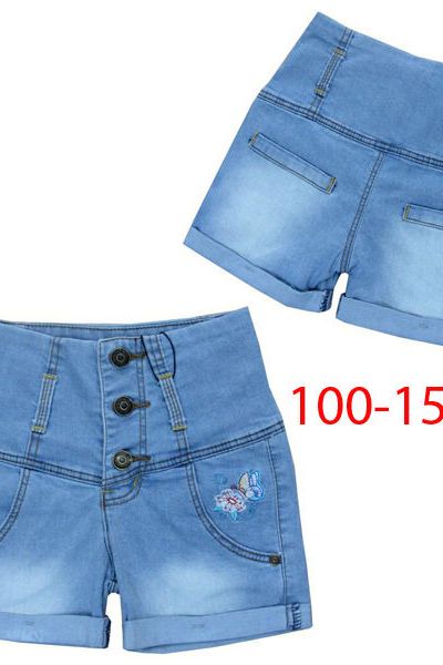 A17942 - quần sọc jean bé gái lưng cao nexxiri 6size 100-150