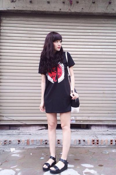 Chuyên sỉ đầm thun hàn quốc grf842