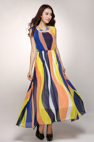 Đầm maxi ánh dương