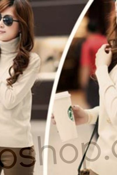 chuyên sỉ - lẻ áo thun cổ lọ nữ facioshop