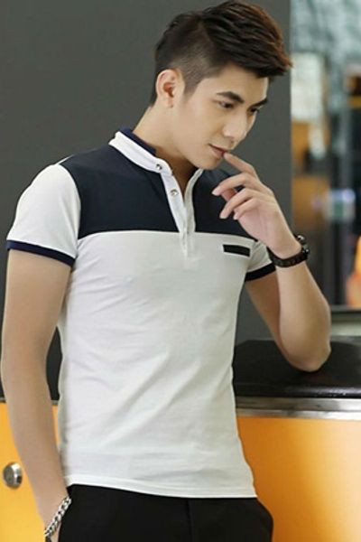 Áo thun nam vai phối màu - 95 - gs1321