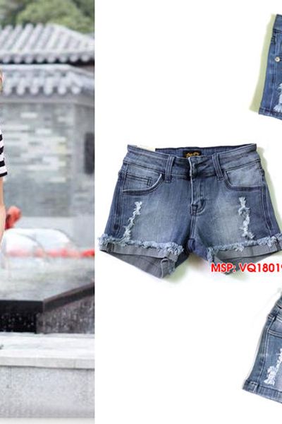 Quần short jean nữ wrangler