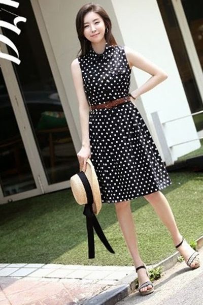 Đầm bi phối túi thời trang - 150-gs1315