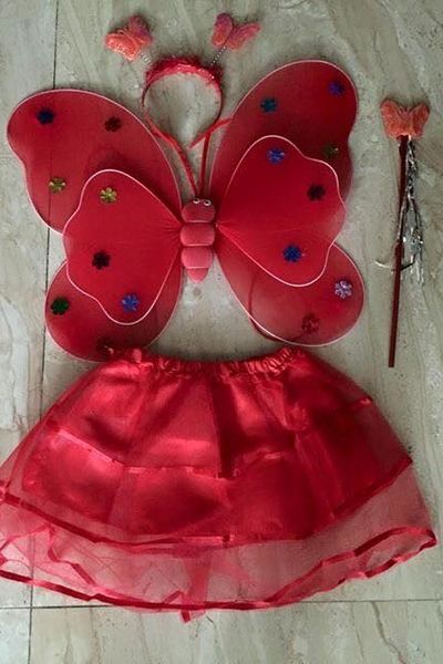 Cánh bướm chơi trung thu cho bé