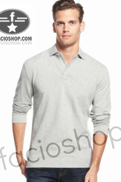 chuyên sỉ - lẻ áo thun polo tay dài nam facioshop