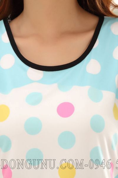 Đầm ngủ hoạt hình dt54 thỏ đeo kính xanh