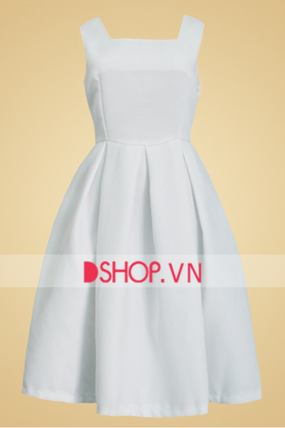 Đầm xoè cổ điển/ mã 03744