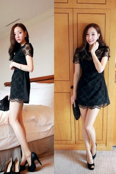 Đầm ren hoa mai xinh xắn - mc159 ms1091
