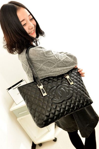 Mstx 205 - túi xách caro nổi logo chanel
