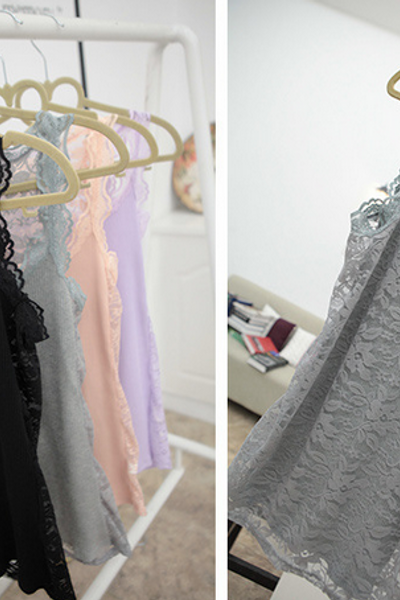 Áo ba lỗ thun pha ren