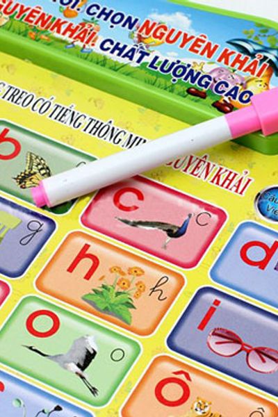 Bảng chữ cái điện tử thông minh 7 in 1 giá sỉ cho bé