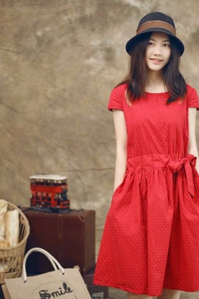 Đầm xoè sakura - 0635