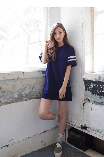 Chuyên sỉ đầm thun hàn quốc grf915