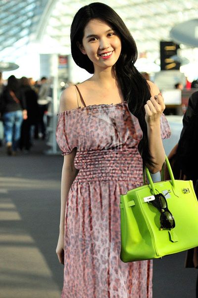 Đầm maxi voan hoạ tiết