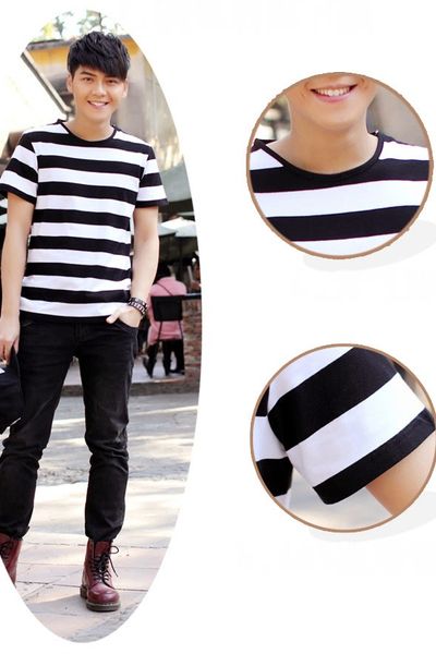 Áo thun sọc couple - mc085 ms1241 giá 1 cái