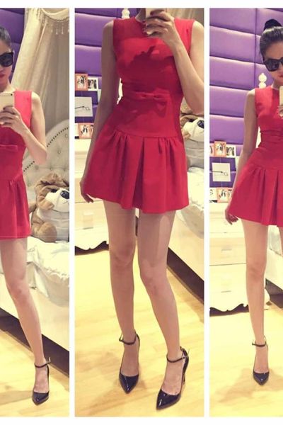 Đầm xòe đuôi cá dễ thương ngọc trinh 9099